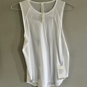 Lulu Lemon, White Sculpt Tank Top, Size S